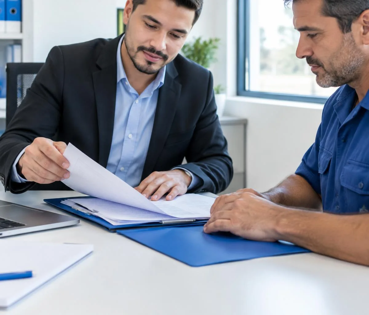 Atendimento e organização de documentos de transporte